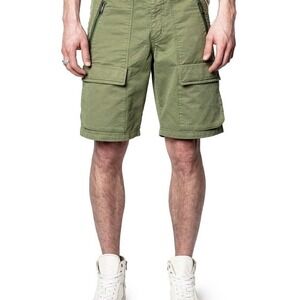 Zadig & Voltaire Green Cargo Shorts